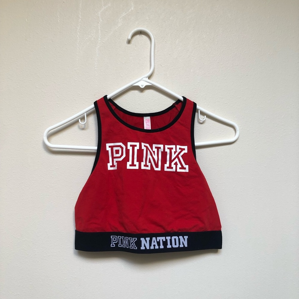 Pink Sports Bra